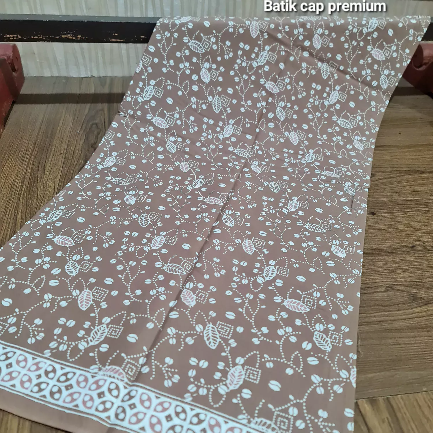 Kain Batik Colet Sulur Biji Mocca