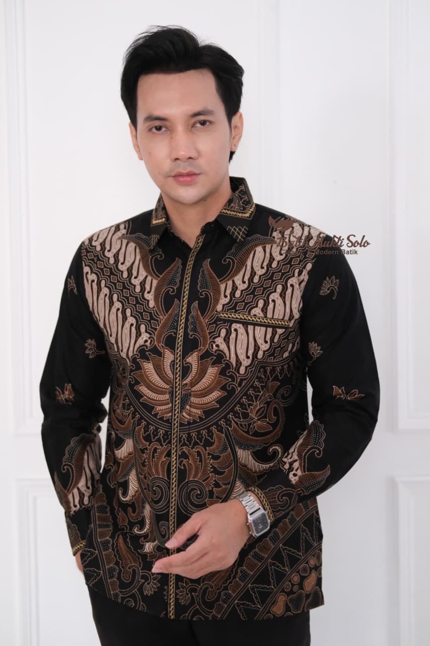 Kemeja Batik Pria Lengan Panjang Exclusive XP007