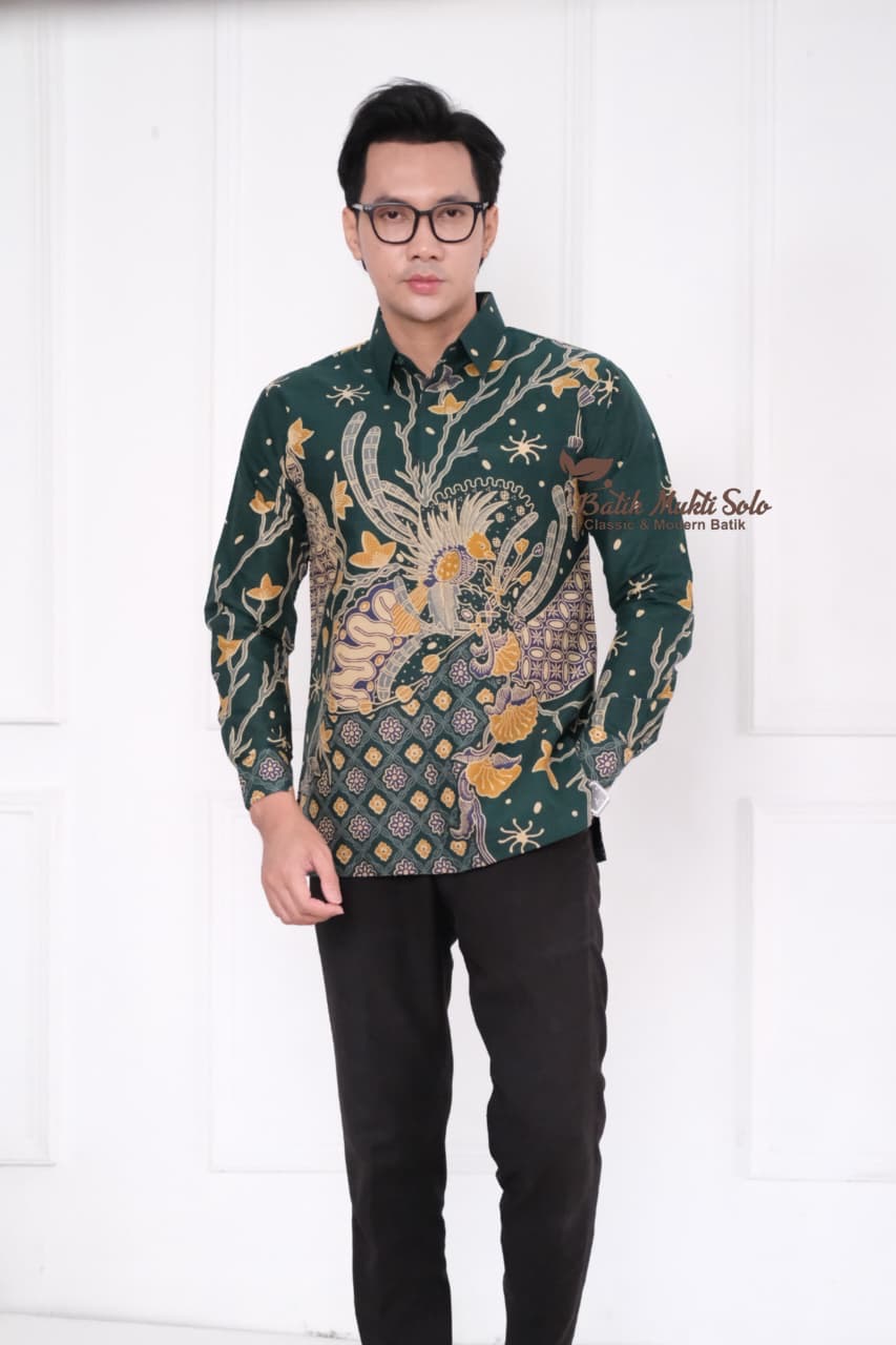 Kemeja Batik pria Lengan Panjang Premium CP0013