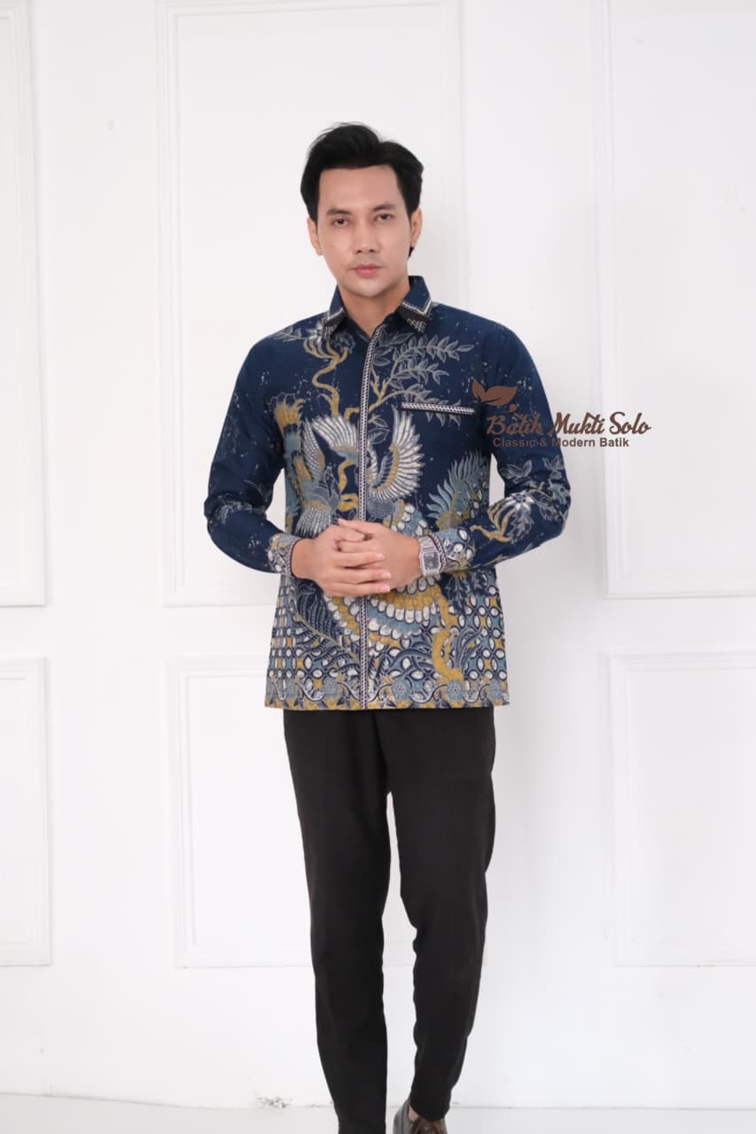 Kemeja Batik Pria Lengan Panjang Exclusive CP005