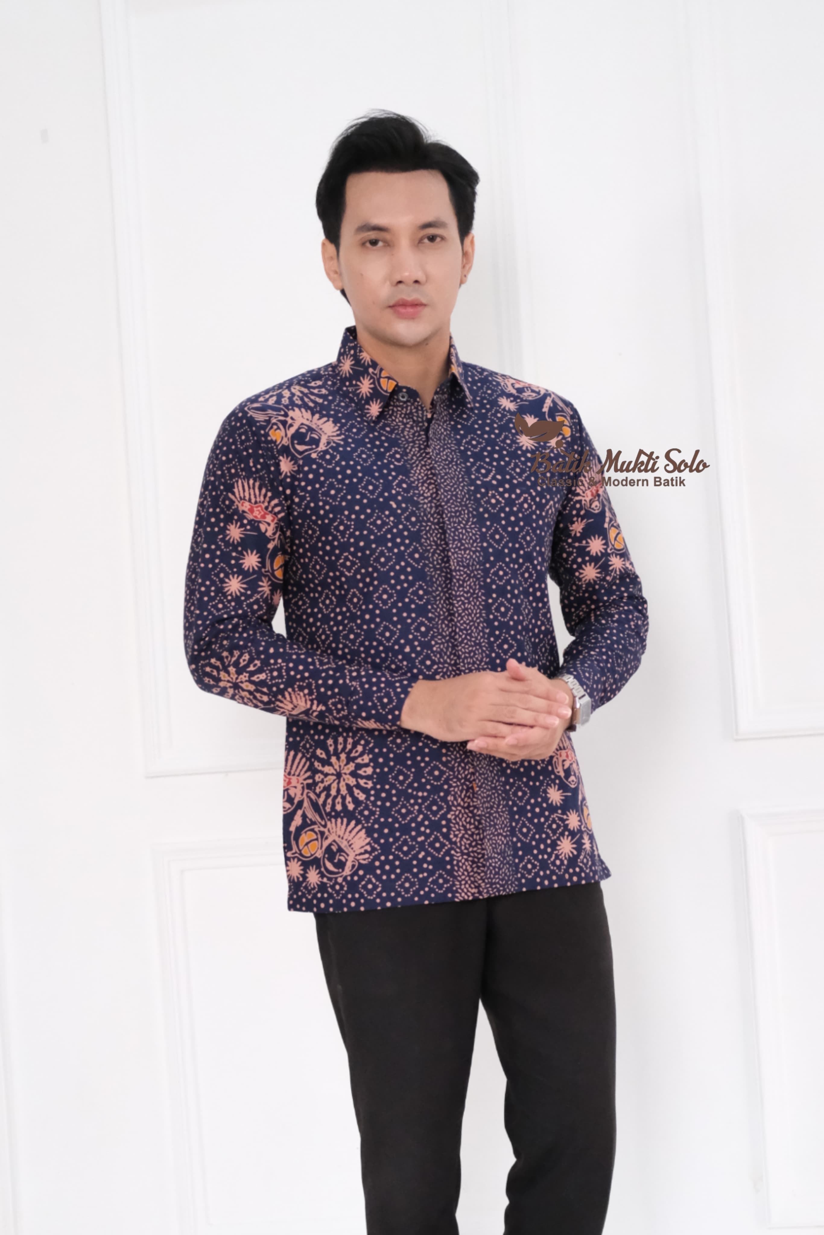 Kemeja Batik pria Lengan Panjang Premium CP0014