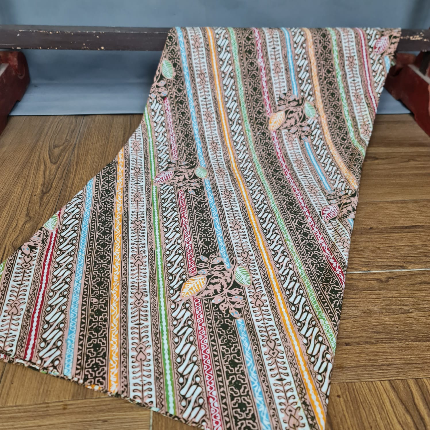 Kain Batik Kombinasi Tulis indigo S024