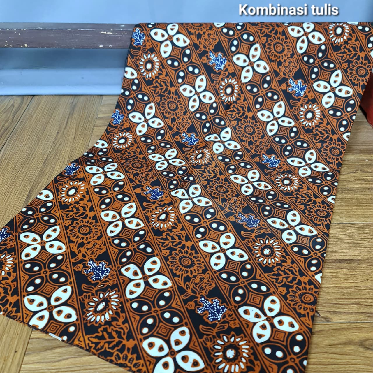Kain Batik Kombinasi Tulis Sogan premium I008