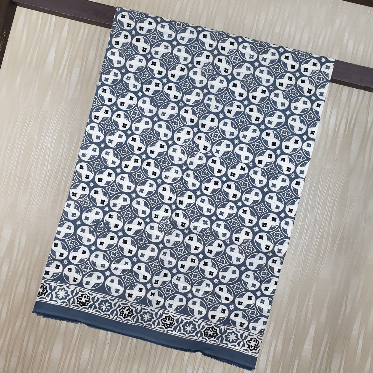Kan Batik Cap Indigo  Premium S04152