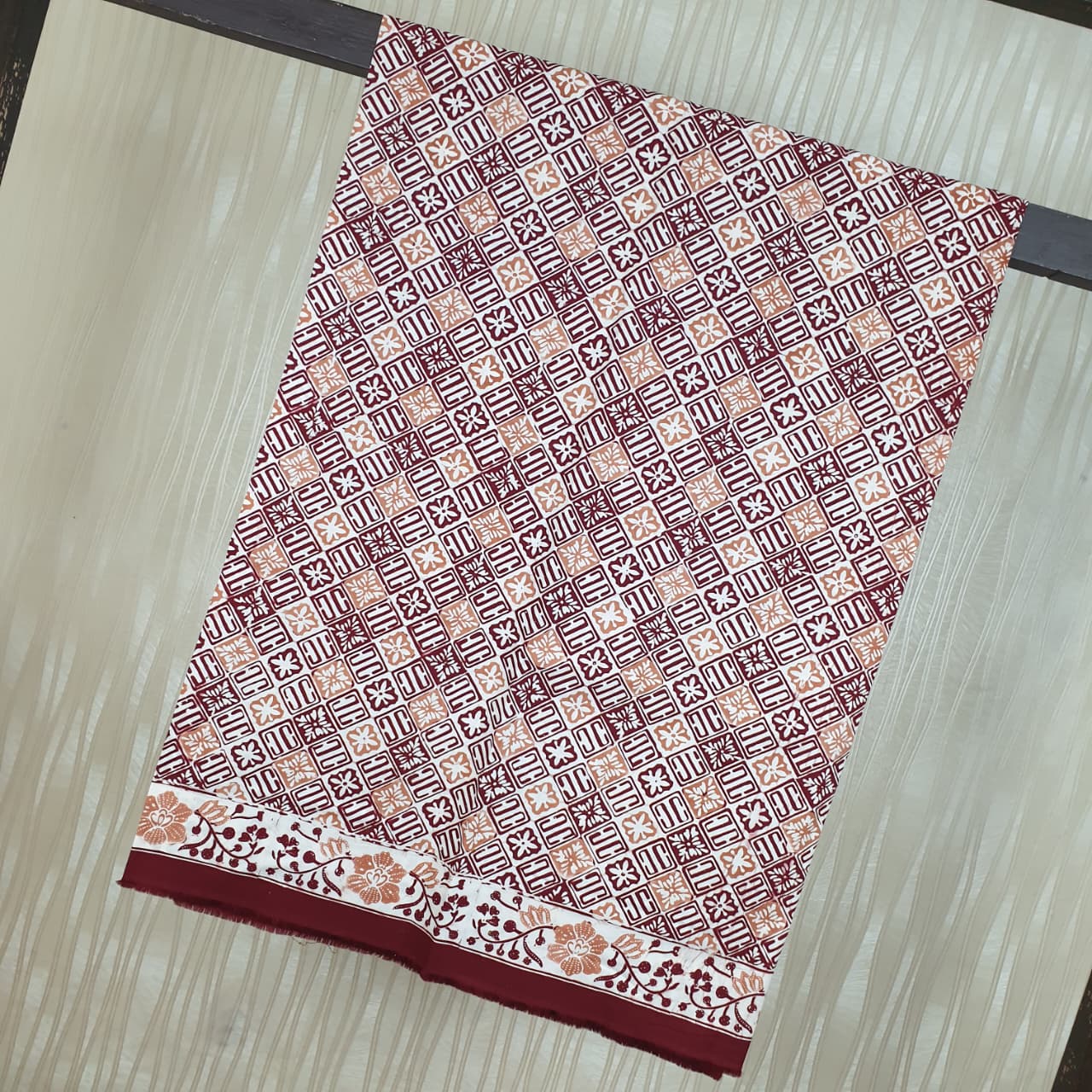 Kain Batik Cap Indigo  Premium S04141