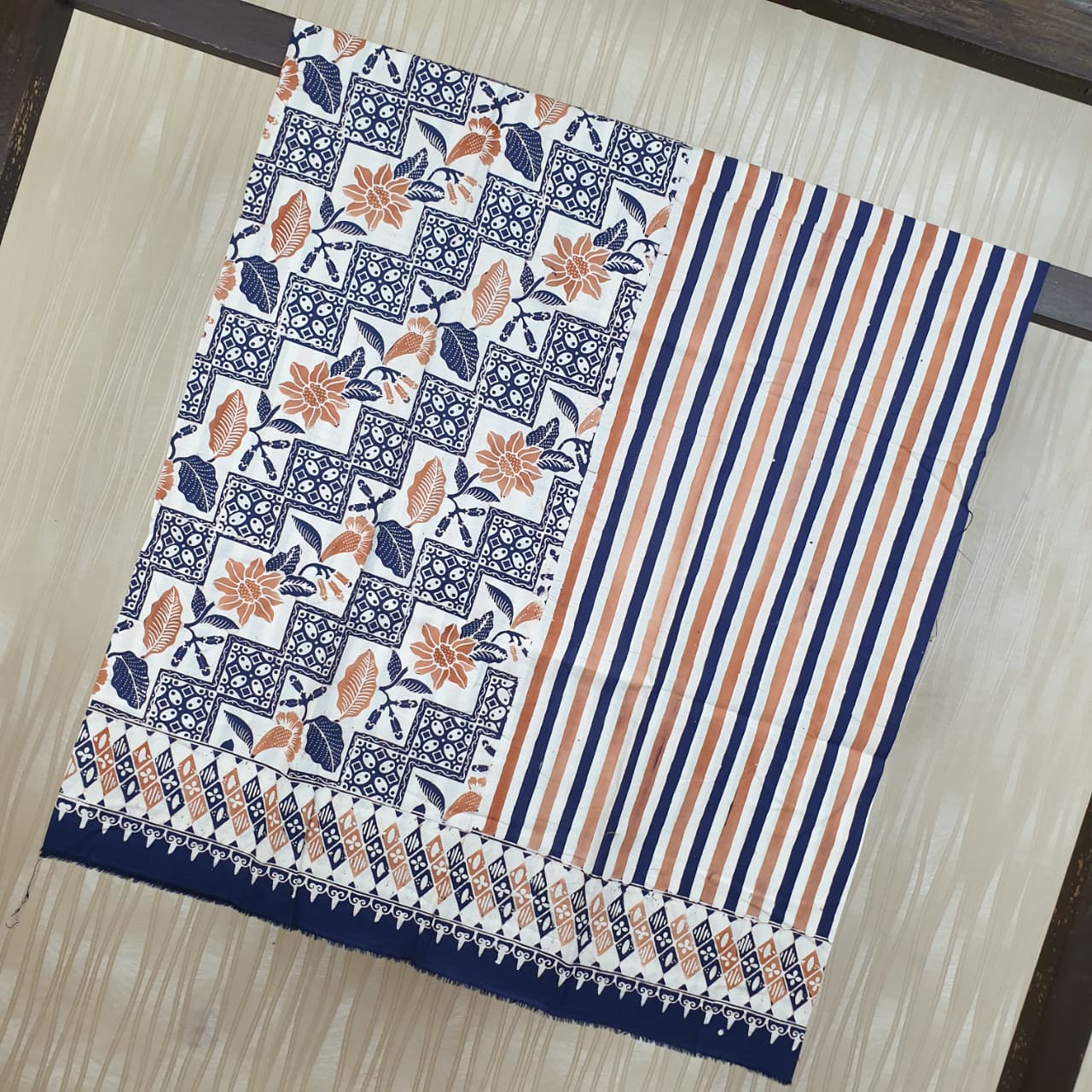 Kan Batik Cap Indigo  Premium S04147